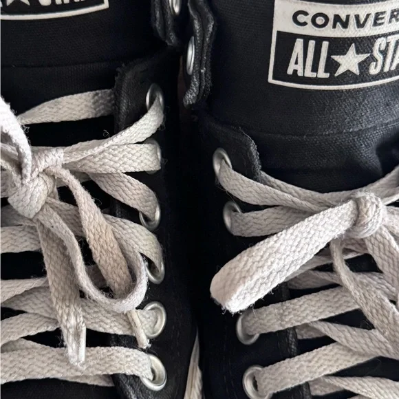Converse Black and White All Star High-Tops - Picture 4 of 5